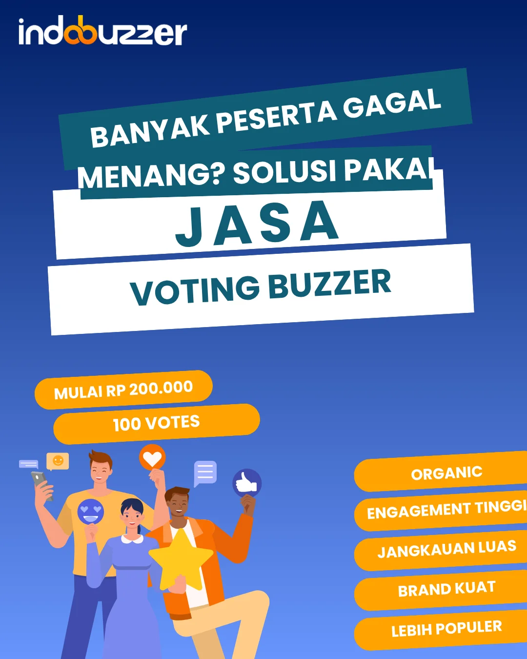 Banyak Peserta Gagal Menang Karena Tidak Tahu Jasa Voting Buzzer