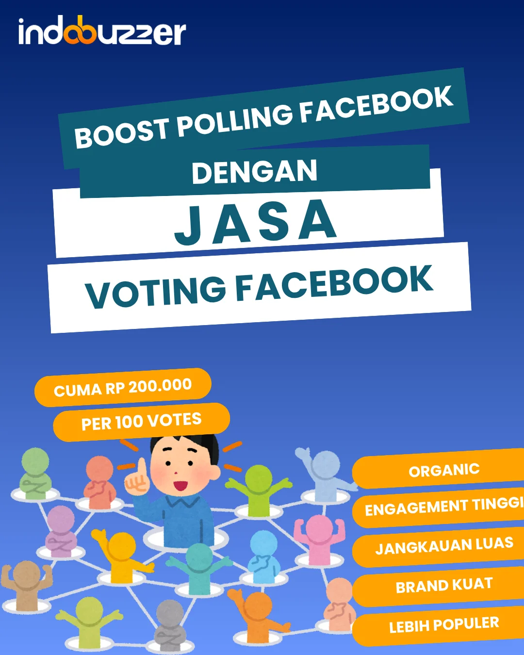 Boost Polling Facebook Dengan Jasa Voting Buzzer