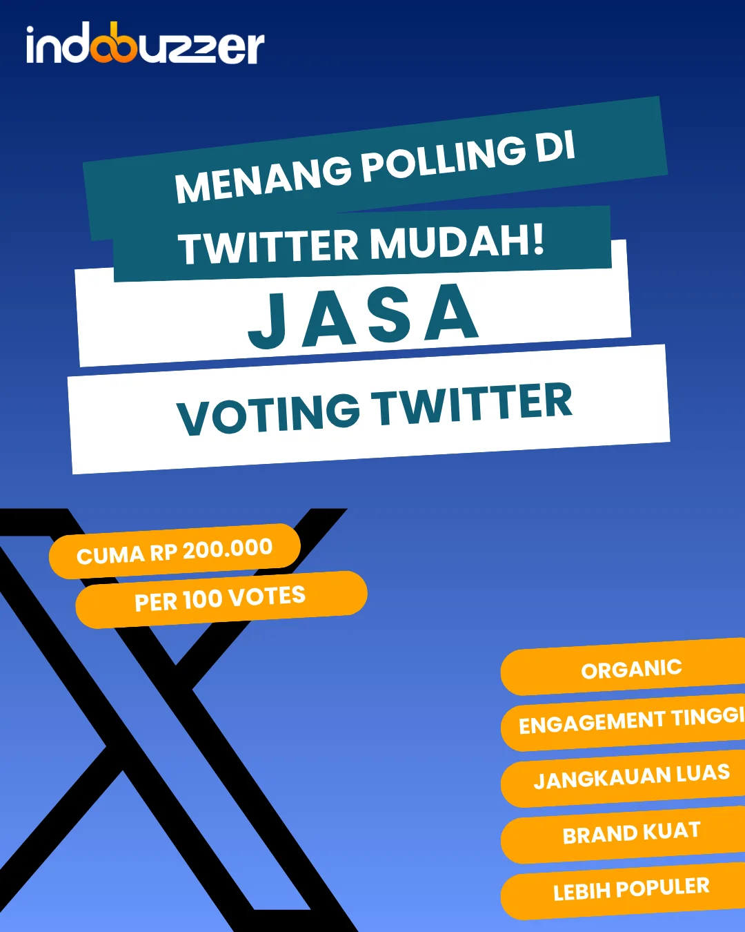 Menang Polling Di Twitter Mudah Dibantu Jasa Voting Twitter Buzzer