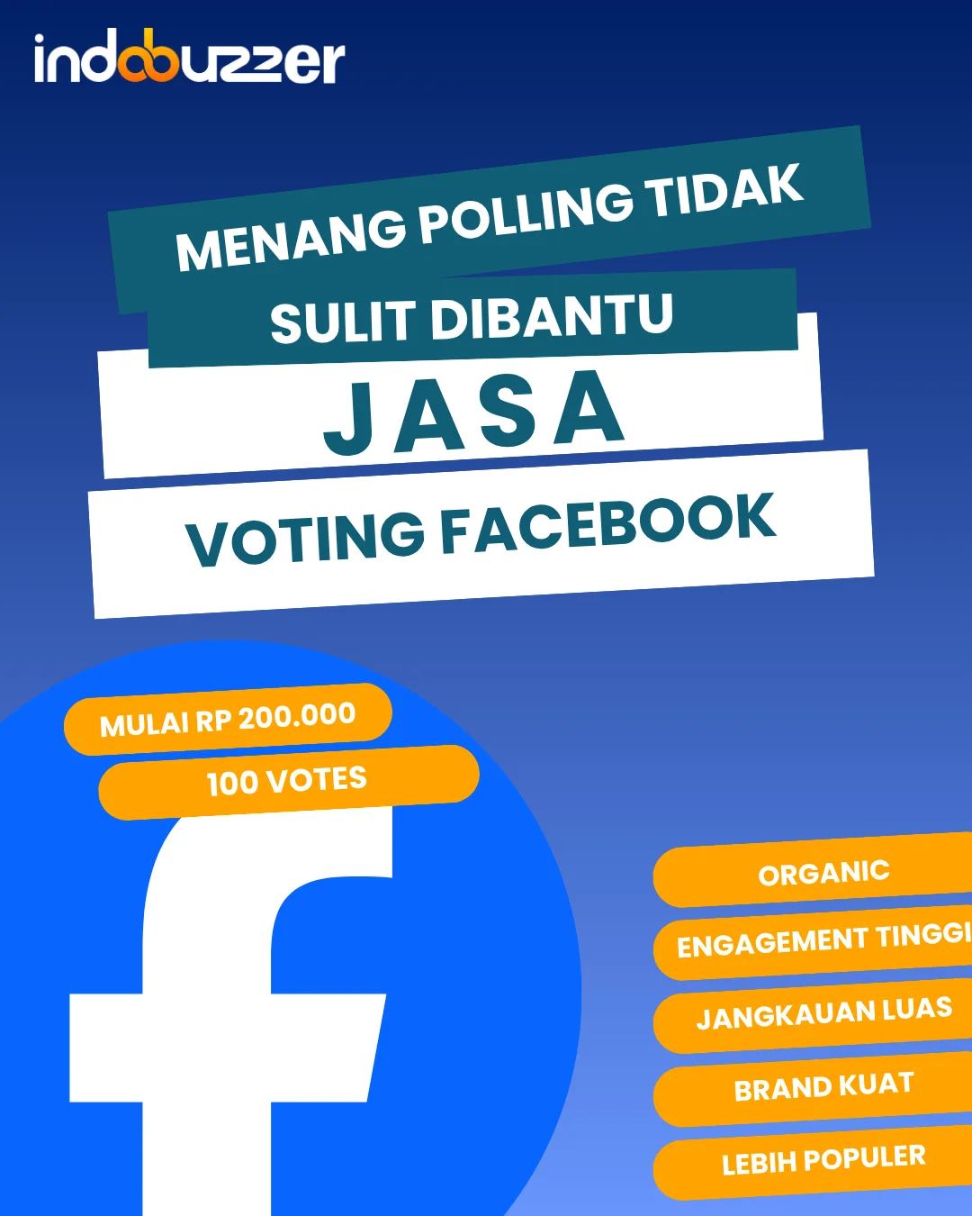 Menang Polling Tidak Sulit Dibantu Jasa Voting Facebook Buzzer