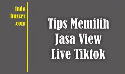 Tips Memilih Jasa View Live TikTok dengan Benar