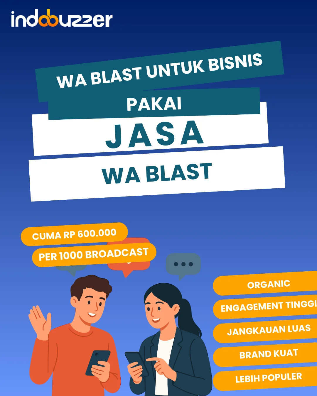 WA Blast Untuk Bisnis? Pakai Jasa WA Blast Indobuzzer