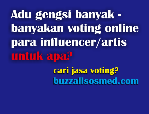 adu gengsi pada voting online