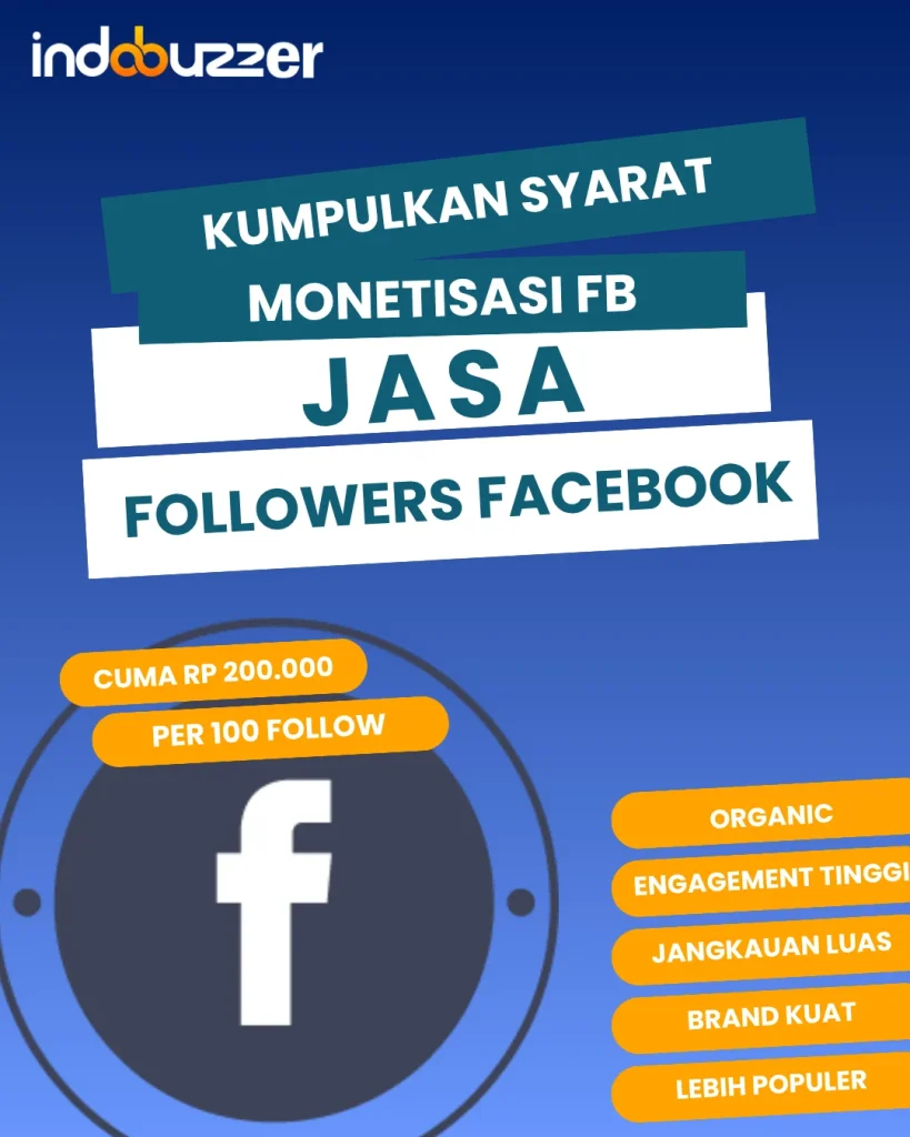 kumpulkan syarat monetisasi fb