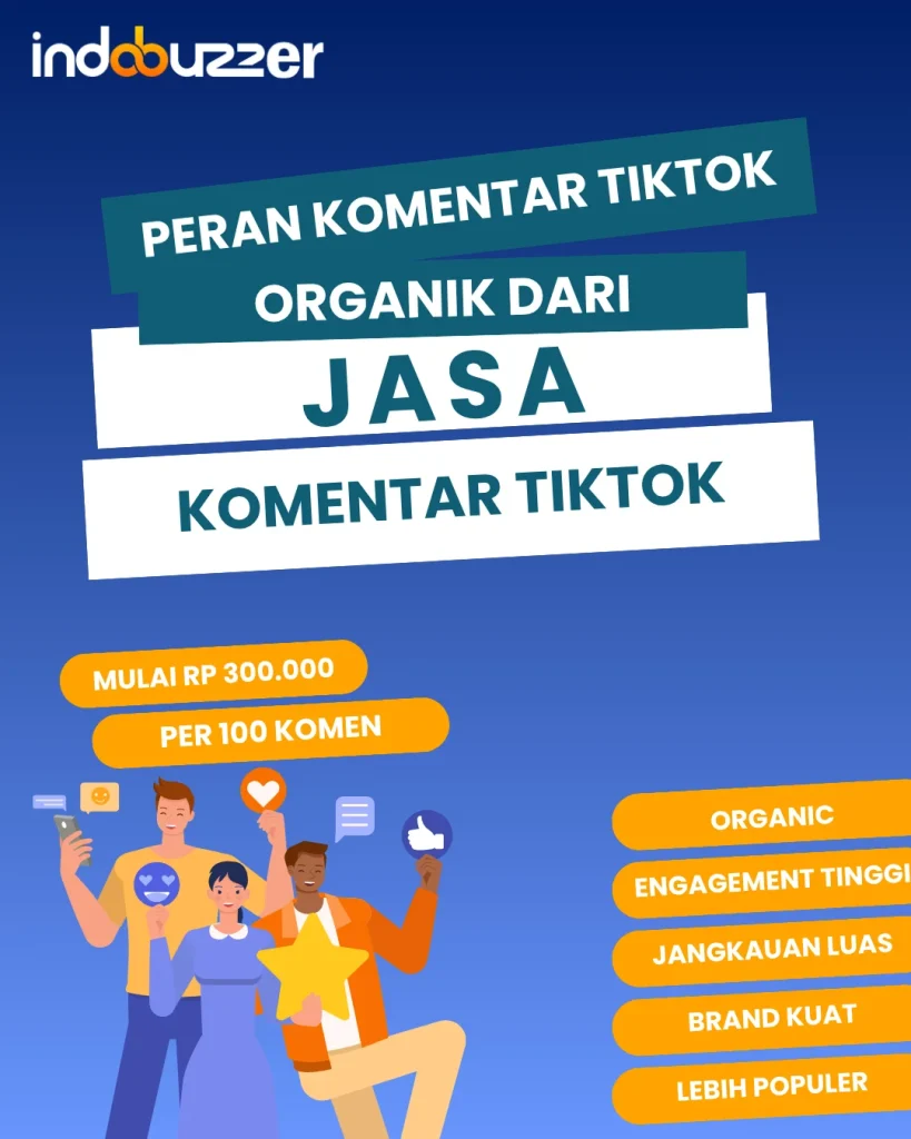 peran komentar tiktok organik